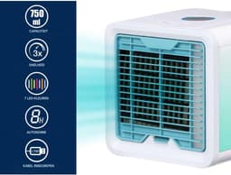 RWB® Mobiele Airco Zonder Afvoer - Luchtkoeler - Aircooler- Wit/ Grijs- 17 cm x 17 cm x 17 cm — thumbnail 3