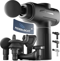 SnelShoppen - Massage Gun met 6 Massagekoppen en 3200 RPM | Spier Massagepistool met USB-C Aansluiting | Intensieve Spiermassage voor Sportherstel (Gr — thumbnail 1