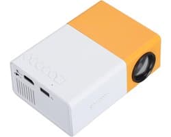 SnelShoppen - Portable LED Projector 1920x1080P - Draagbare Beamer met Meerdere Poorten, Laag Geluid, Zachte Verlichting voor Thuisbioscoop, Films, Vi