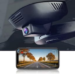 SnelShoppen - Dash Cam 4K voor Volvo XC60 S90 V90 2022 2023 2024 2025 - UHD Video 2160P, Nachtzicht, OEM Fit, 64GB Kaart, WiFi, Auto Accessoires — thumbnail 1