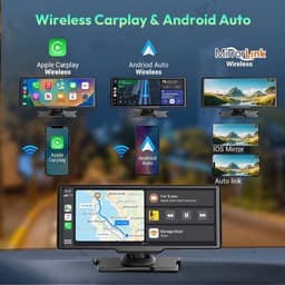 Dashcam Spiegel - Navigatiesysteem Auto - Dashcam voor auto - GPS Navigatie - Draadloze - 4K DVR - Bluetooth Audio - ADAS Systeem - 10.26" - Achteruitrijcamera - 64TF — thumbnail 3