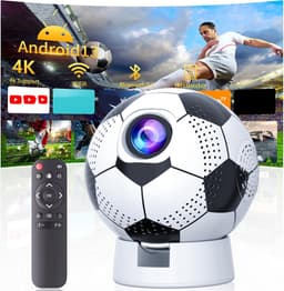 KZQ Smart Mini Projector - Met Ingebouwde App En Elektrische Focus - Wifi 6 En Bluetooth 5 4 - Autokeystone - 1080p Ondersteund - Compatibel Met Smartphone Hdmi Usb - Geschikt Voor Voetbal Kijken - 1 Stuk — thumbnail 2