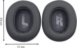 Oorkussens Geschikt Voor JBL Live 500BT - 2 Stuks - Vervangende Koptelefoon Earpads - Zacht Schuim - Eiwitleer - Zwart — thumbnail 2