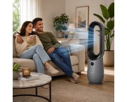 Stijlvolle en stille bladloze ventilator voor een aangenaam binnenklimaat