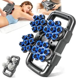 Thijox - Massagepistool voor Diepe Weefselmassage met 28 Verwisselbare Kappen, 6 Modi en 20 Snelheden, Spierontspanning voor Schouder en Rug, Ideaal v — thumbnail 1