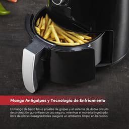 Luchtfriteuse - Compacte friteuse - Gezond koken - Veelzijdige temperatuur - 25 liter - Zilver — thumbnail 3