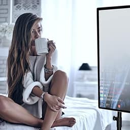 SnelShoppen - Dongle voor Draadloze Schermweergave, WiFi 1080P, Schermdeling voor Mobiele Telefoon en Televisie, 5G Dual Band, Draadloze Beamer voor F — thumbnail 1