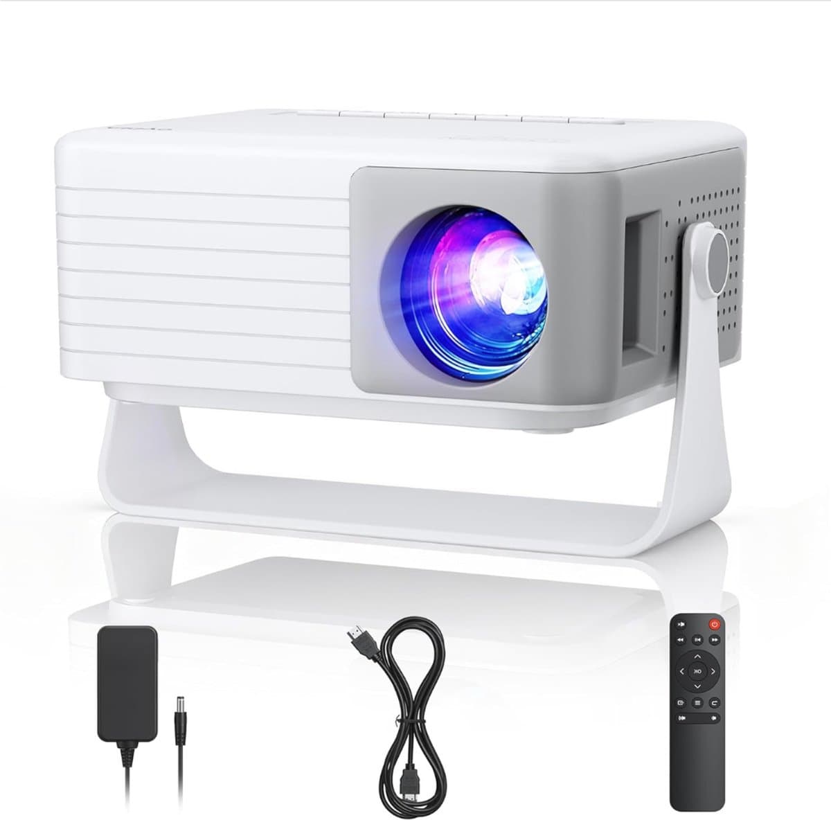 ApexArte® Mini beamers - Projector - Mini beamer - Wit — afbeelding 1
