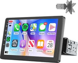 ESSGOO 1 din autoradio - Apple CarPlay en Android Auto - 9 inch HD verstelbaar scherm - USB, AUX en Bluetooth — thumbnail 1