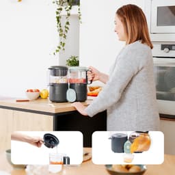 Nutribaby One Multifunctionele 4-in-1 Foodprocessor voor baby - stoomkoker-blender - Voedselvariatie - Zelfbereide potjes - Zacht en Snel Koken met Stoom — thumbnail 3