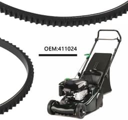 Variator Riem Aandrijfriem - Compatibel met HAYTER Spirit 619 - Harrier 41/48/56 - Grasmaaier - Onderdeelnummer 411024 - Zwart — thumbnail 5