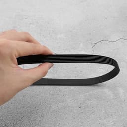 Aandrijfriem Rubber 14mm Breedte - Gesloten Lus - 490mm Omtrek - Compatibel met Qualcast M2E1032M/M2E1232M - Duurzaam - Slijtvast - Grasmaaierriem — thumbnail 2