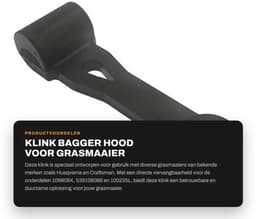 Montage voor Husqvarna - Dailygoods- Baggerkap Vervangt 109808x — thumbnail 3