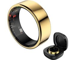 HAALE II Smart Ring met Oplaadcase - Gold - Size 12