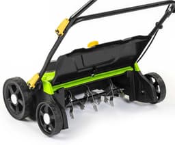 Elektrische Verticuteermachine – Gazonverticuteerder – Mosverwijderaar – Gazonhark – Grasmaaier – 1300 W Motor – Maaibreedte 320 mm – 40 L Opvangbak – Verstelbare Handgreep – Variabele Snijdiepte — thumbnail 4