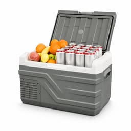Reky Koelbox - Elektrische koelbox - Koelkast - Koelkast tafelmodel - Auto koelkast - Vriezer - Compressor - Grijs - 12V - 25L — thumbnail 1