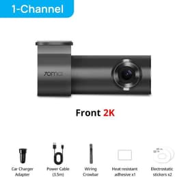 Casa Living Auto Dashcam - 2K QHD 1440P Dashcam - 143° Groothoeklens - Nachtzicht & Wifi - Spraakbesturing M310 Plus - Zwart — thumbnail 5