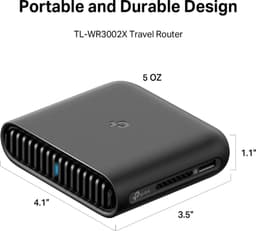 TP-Link TL-WR3002X draadloze router Gigabit Ethernet Dual-band (2,4 GHz / 5 GHz) zwart — thumbnail 4