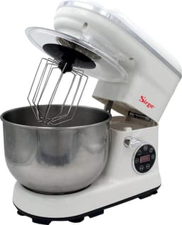 Keukenmachine - Deegmixer - Bakken en Koken - Krachtige DC Motor - 5 Liter Kom - Wit — thumbnail 3