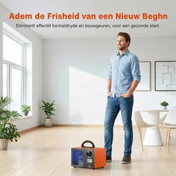 Fokelyi Ozon Generator - Ozonmachine Luchtreiniger 60.000 Mg/u - Geurverwijderaar Kantoor Voor Auto En Huis Tot 300m² - Formaldehyde Verwijderaar Desinfectie Met Timer - Zwart — thumbnail 5
