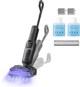 Roborock F25 Steam Set-Vloerreiniger-Nat Droog Stofzuiger-draadloos-Elektrische dweil-180 °C stoommop-80 min gebruiksduur-25000 Pa zuigkracht-Heteluchtdroging op 95 °C-Anti-klit technologie — thumbnail 1