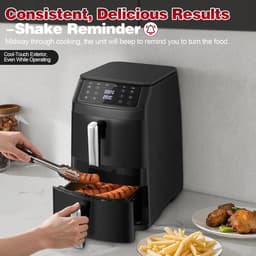 Seth Select Dubbele Airfryer 11 Liter – 2500W Heteluchtfriteuse met 2 Onafhankelijke Kookzones, 8 Automatische Programma's en 6-in-1 Functies – XL Airfryer — thumbnail 2