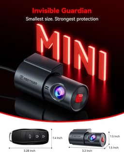 SnelShoppen - 4K Dashcam Auto Frontal met Antifurto, Nachtzicht, WDR, Wifi, 24/7 Parkeer Modus, Registratie in Loop, Ideaal voor Veiligheid en Bescher — thumbnail 5