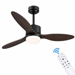 HomeGoodies - Plafondventilator - Ventilator - Plafondventilator met Verlichting - Afstandsbediening - 6 Snelheden - 132 cm — thumbnail 3