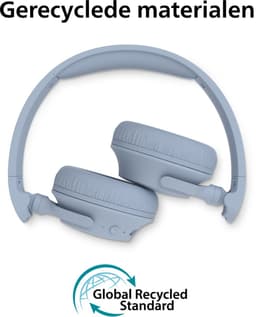 PHILIPS TAH4000 draadloze on-ear hoofdtelefoon, 70 uur afspeeltijd, Dynamic Bass, 32 mm drivers, Bluetooth 6.0 Multipoint, snelkoppelen, vervangbare kussentjes & batterij, licht & opvouwbaar – Licht Blauw — thumbnail 2