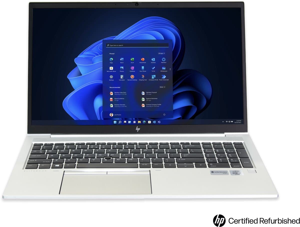 HP EliteBook 850 G8 | Certified Refurbished | Intel Core i7-1165G7 | 256 GB SSD | 16 GB RAM | 15.6" FHD | Windows 11 Pro — afbeelding 1