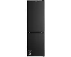 Inventum KV1500B Low Frost energiezuinige koel-vriescombinatie - 150 cm hoog - 174 liter - Energielabel D - Vrijstaand - Zwart