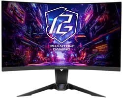 ASRock PG27QRT2A Serie - Gaming Monitor - 27 inch - Gebogen - QHD 2560 x 1440 - 180 Hz