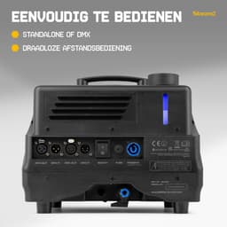 Rookmachine low fog - BeamZ ICE1400 - Met 5L vloeistof - Voor bruiloften, events en DJ’s - 1400W — thumbnail 5