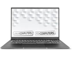 Linux laptop 16" | Intel Ultra 5 125U | 16GB DDR5 ram | 512 GB SSD | Linux naar keuze, Ubuntu, Linux Mint, Debian, QWERTY