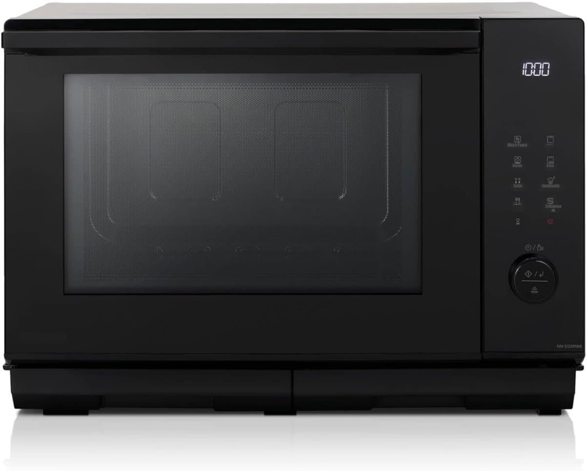 QORA® Stoomoven - Zwart - 46cm x 52cm x 35cm — afbeelding 1
