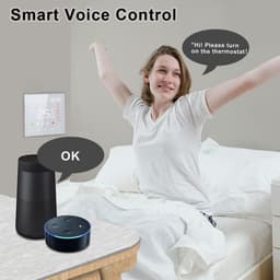 Slimme WiFi Thermostaat - Programmeerbare Thermostaat - Verwarming Regelen - Spraakbesturing - 16A - Wit — thumbnail 5