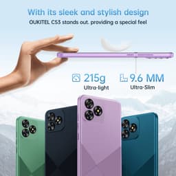 OUKITEL C53 mobiele telefoon, 6,6 inch HD, 8GB RAM+64GB uitbreidbaar tot 1TB, 4300mAh batterij, 13MP camera, Android 14 — thumbnail 5
