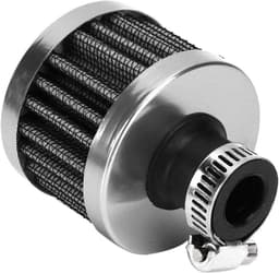 25mm/1in Universele Mini Luchtinlaat Filter Vent Carterontluchting Auto Accessoire(zilver) — thumbnail 1