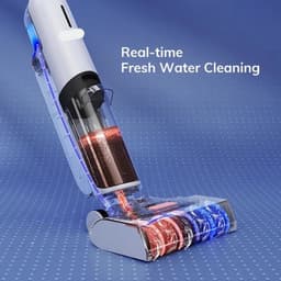 Steelstofzuiger - Vacuum Cleaner - Draadloze Stofzuiger- Kruimeldief Snoerloos - 5500Pa Zuigkracht - Handstofzuiger - Nat- en Droogreiniger - Zelfreiniging in 1 Minuut en Dubbel — thumbnail 4