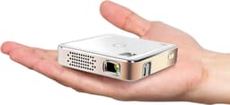 Ultra Mini draagbare projector 75 - HD LED DLP oplaadbare projector 100-scherm, ingebouwde luidspreker - HDMI, USB en Micro SD — thumbnail 1