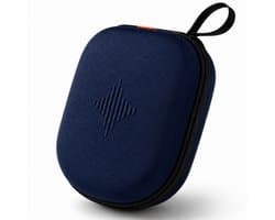 Sounix Koptelefoon Hoes - Harde Beschermcase voor JBL, Sony Koptelefoons - Waterafstotende Opberghoes met Draagband - Blauw