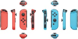Nintendo Switch Joy-Con Controller paar - Neon Rood en Blauw - Met eenvoudig vervangbare batterij — thumbnail 2