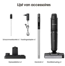 Lubluelu T8 nat- en droogzuiger - 18Kpa Draadloze Nat- en droogzuiger met zelfreinigend systeem– Alles-in-één vloerreiniger - 960ML Grote watertank - Snel opladen - Geschikt voor Harde vloer — thumbnail 4
