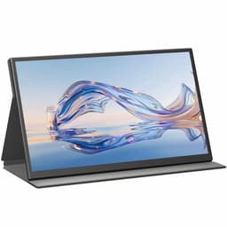 Denver Portable Monitor 18.5 inch - Full HD - Draagbare Monitor - Lederen Hoes - HDMI/USB-C - PMO18501 - Grijs — thumbnail 4