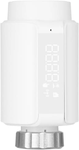 Slimme Thermostaat - Radiatorkraan - Verwarming Regelen - App en Spraakbediening - 100x56.5x56.5 mm - Wit — thumbnail 1