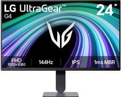LG UltraGear 24G411B-B - Full HD IPS Gaming Monitor - 144hz - 24 inch
