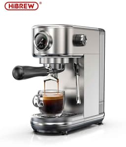 Casa Living Espressomachine - 20 Bar Semi-Automatisch - Instelbare Temperatuur - RVS Behuizing - 51 mm Portafilter - Zilver — thumbnail 1