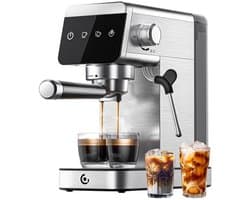 AMZCHEF CE-AZ-EM1501-SV Piston Coffee Maker (Silver)