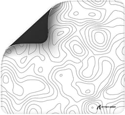 ATTACK SHARK CM02 - Gaming Muismat - XL 450x400x4 mm - Waterafstotend - Antislip - Gestikte Randen - Wit — thumbnail 1