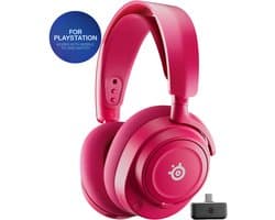 SteelSeries Arctis Nova 7P Gen 2 - Draadloze Gaming Headset - PlayStation 4 & 5 - Magenta